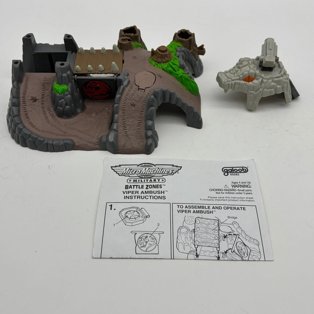 Vintage 1996 Micro Machines Military Viper Ambush Playset Galoob Incomplete